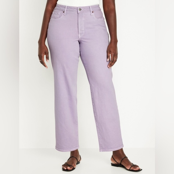 NWT Old Navy High Waisted Loose Jeans - Picture 1 of 9